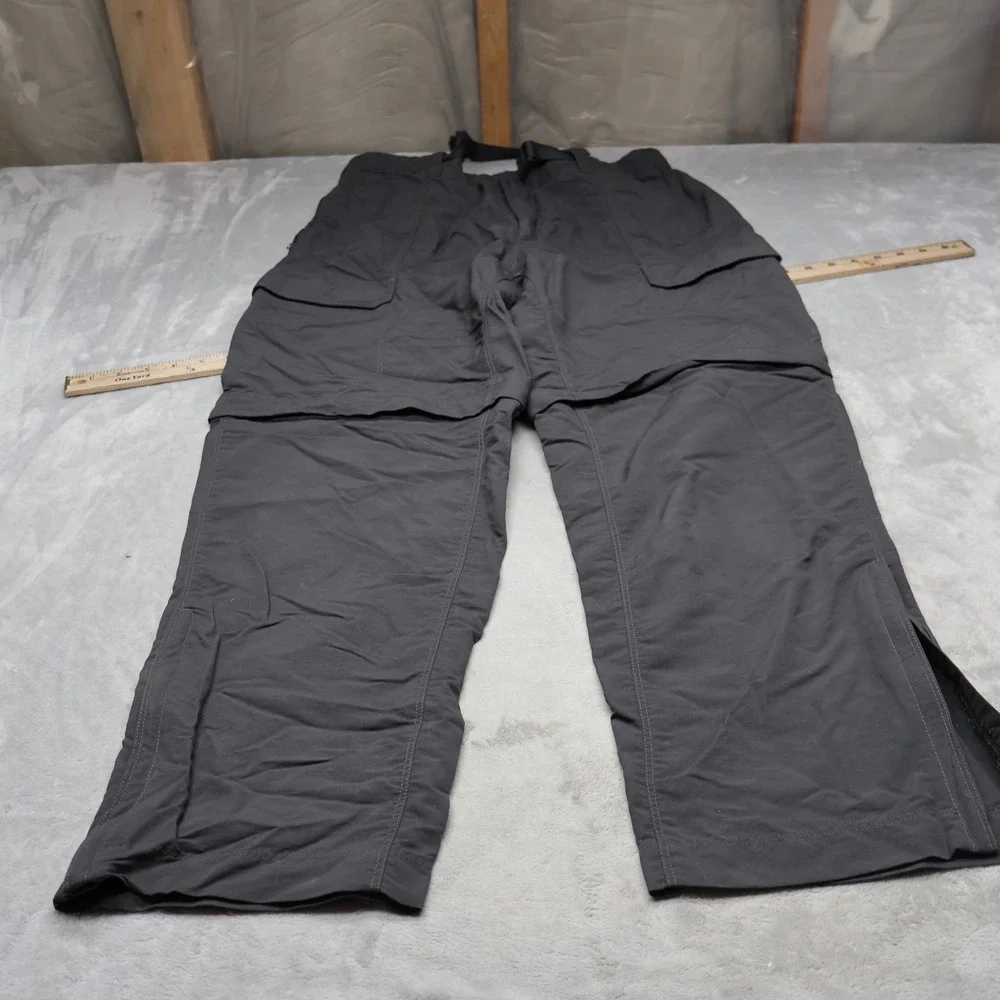 North Face Pant Men Medium Black Convertible Quick Dry Lightweight Outdoor 30x29